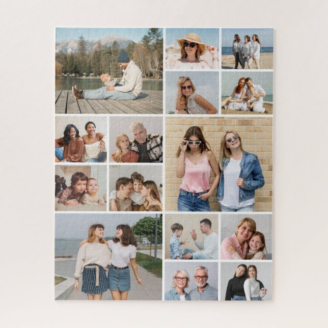 Erstellen Sie Ihre eigene 15 FotoCollage (Vertikal)