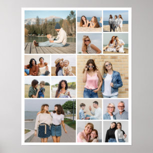 Erstellen Sie Ihre eigene 15 FotoCollage Poster
