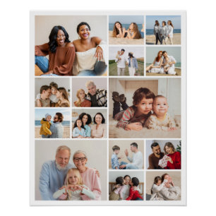 Erstellen Sie Ihre eigene 15 FotoCollage Poster