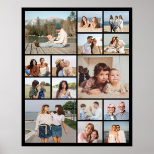 Erstellen Sie Ihre eigene 15 FotoCollage Poster