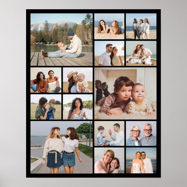 Erstellen Sie Ihre eigene 15 FotoCollage Poster (Vorne)