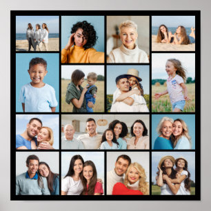 Erstellen Sie Ihre eigene 15 FotoCollage Poster