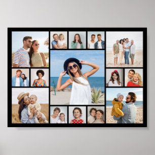 Erstellen Sie Ihre eigene 15 FotoCollage Poster