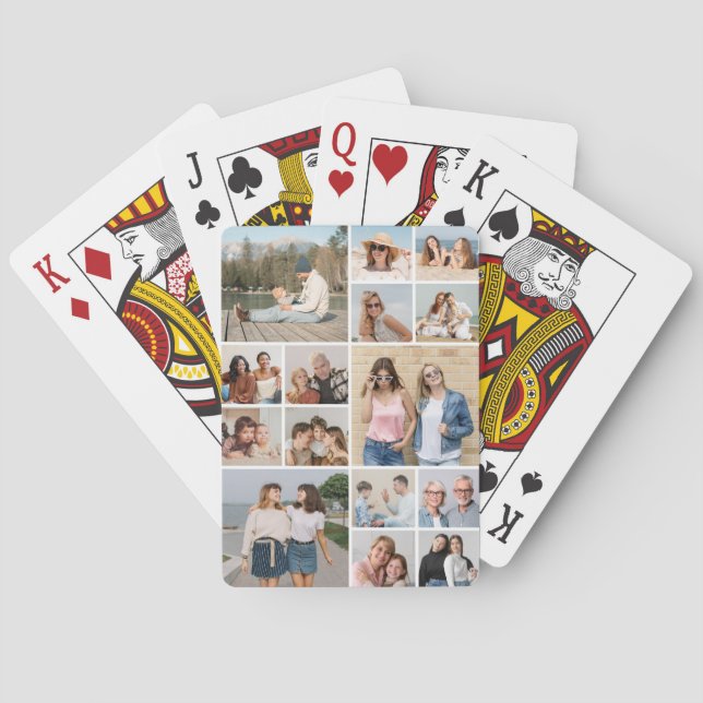 Erstellen Sie Ihre eigene 15 FotoCollage Spielkarten (Rückseite)