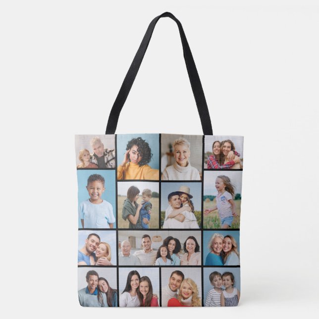 Erstellen Sie Ihre eigene 15 FotoCollage Tasche (Vorderseite)