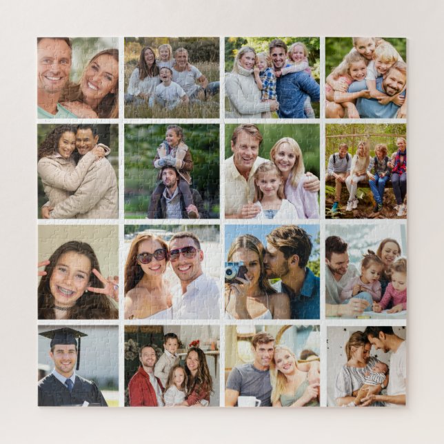 Erstellen Sie Ihre eigene 16-Foto-Collage  (Vertikal)