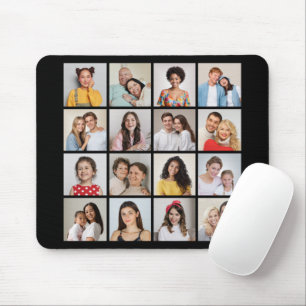 Erstellen Sie Ihre eigene 16 FotoCollage Mousepad