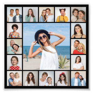 Erstellen Sie Ihre eigene 17 Foto Collage Foto Erw