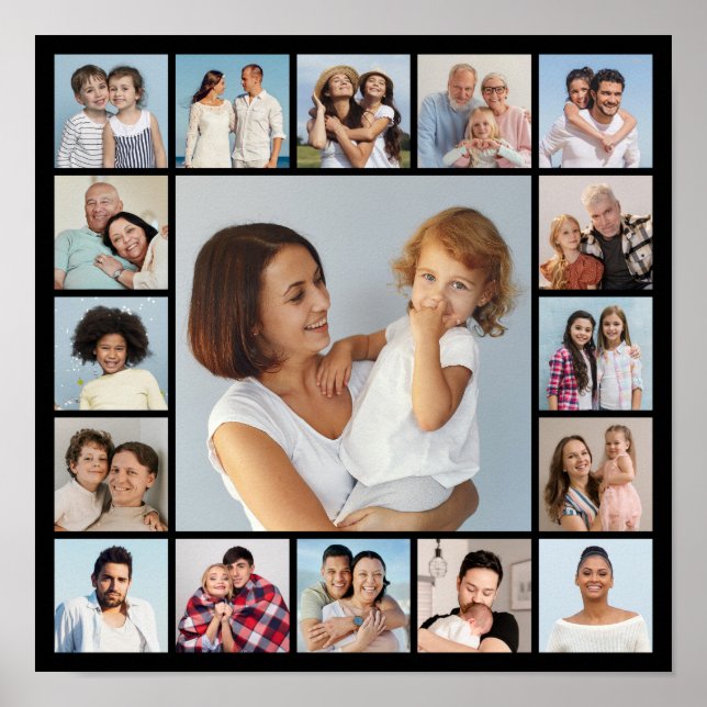 Erstellen Sie Ihre eigene 17 FotoCollage Poster (Vorne)