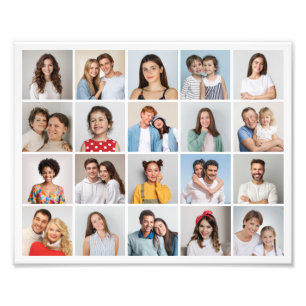 Erstellen Sie Ihre eigene 20 Foto Collage Foto Erw