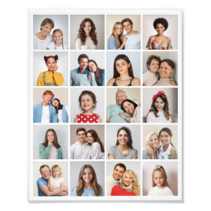 Erstellen Sie Ihre eigene 20 Foto Collage Foto Erw