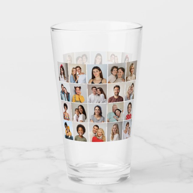 Erstellen Sie Ihre eigene 20-FotoCollage Glas (Vorderseite)