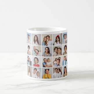 Erstellen Sie Ihre eigene 20-FotoCollage Kaffeetasse