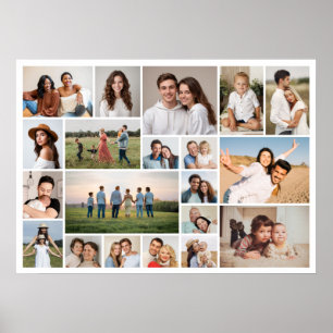 Erstellen Sie Ihre eigene 20-FotoCollage Poster