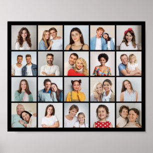 Erstellen Sie Ihre eigene 20-FotoCollage Poster
