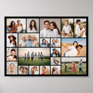 Erstellen Sie Ihre eigene 20-FotoCollage Poster