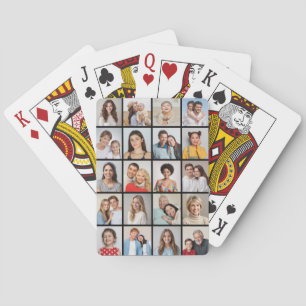 Erstellen Sie Ihre eigene 20-FotoCollage Spielkarten