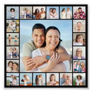 Erstellen Sie Ihre eigene 21 Foto Collage Foto Erw