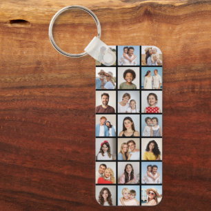 Erstellen Sie Ihre eigene 21-Foto-Collage in editi Schlüsselanhänger