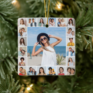 Erstellen Sie Ihre eigene 21 FotoCollage Keramikornament