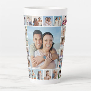 Erstellen Sie Ihre eigene 21 FotoCollage Milchtasse