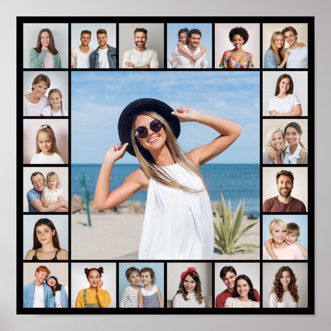 Erstellen Sie Ihre eigene 21 FotoCollage Poster (Vorne)