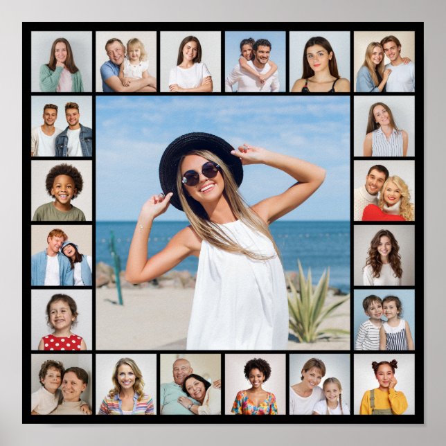 Erstellen Sie Ihre eigene 21 FotoCollage Poster (Vorne)