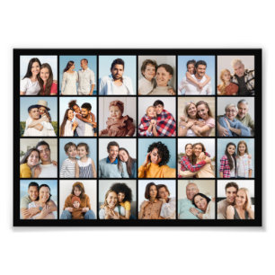 Erstellen Sie Ihre eigene 24 Foto Collage Foto Erw