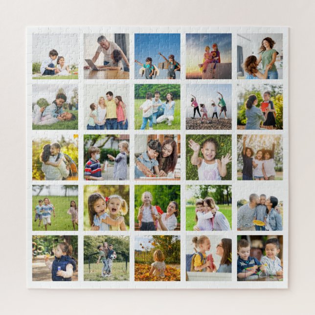 Erstellen Sie Ihre eigene 25-Foto Collage bearbeit (Vertikal)