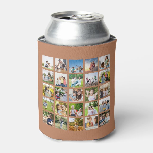 Erstellen Sie Ihre eigene 25-Foto Collage bearbeit Dosenkühler (Kanne Vorderseite)