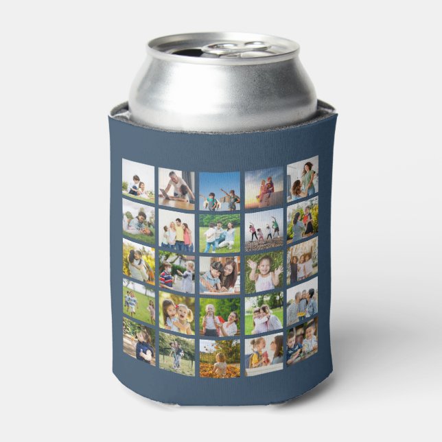 Erstellen Sie Ihre eigene 25-Foto Collage bearbeit Dosenkühler (Kanne Vorderseite)