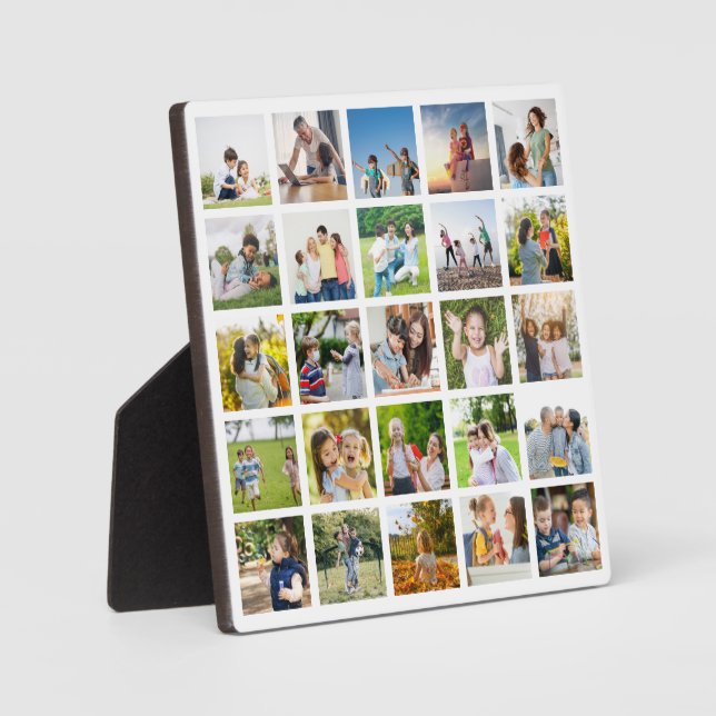 Erstellen Sie Ihre eigene 25-Foto Collage bearbeit Fotoplatte (Vorderseite)