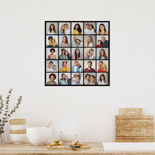 Erstellen Sie Ihre eigene 25-Foto Collage Poster