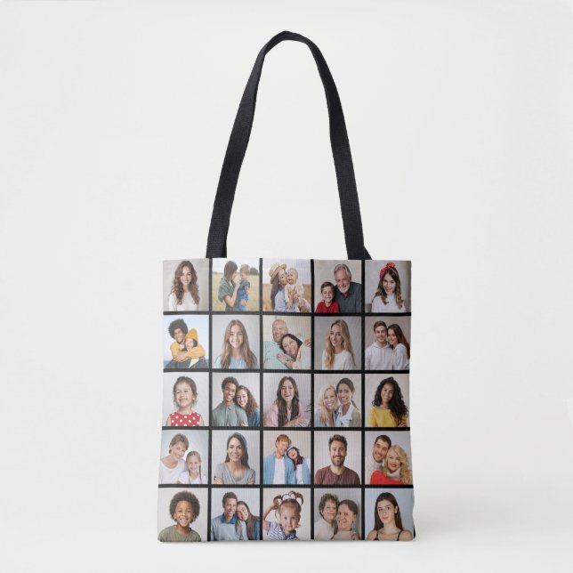 Erstellen Sie Ihre eigene 25-Foto Collage Tasche (Vorderseite)