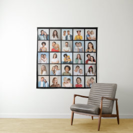 Erstellen Sie Ihre eigene 25-Foto Collage Wandteppich
