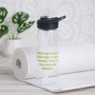 Erstellen Sie Ihre eigene 25oz klare Wasserflasche Trinkflasche