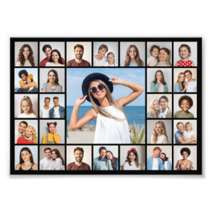 Erstellen Sie Ihre eigene 27-Foto-Collage-Fotoverg Fotodruck