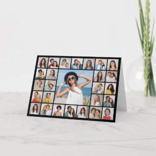 Erstellen Sie Ihre eigene 27-Foto-Collage-Grußkart Karte