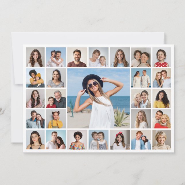 Erstellen Sie Ihre eigene 27 FotoCollage (Vorderseite)