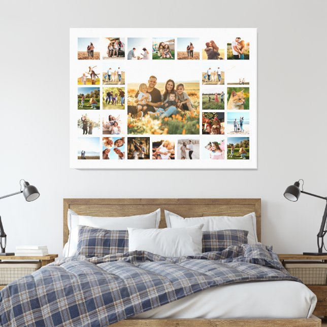 Erstellen Sie Ihre eigene 27 FotoCollage Leinwanddruck (Insitu (Schlafzimmer))