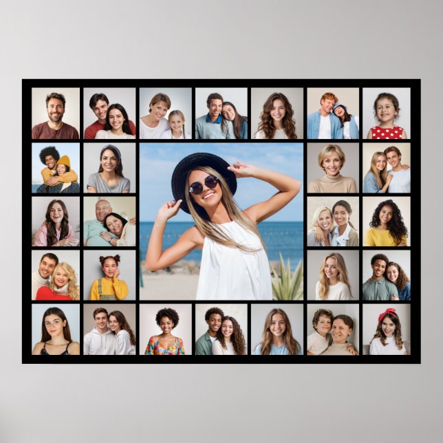 Erstellen Sie Ihre eigene 27 FotoCollage Poster (Vorne)
