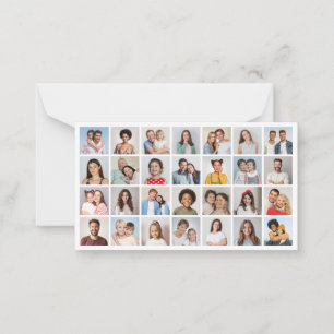 Erstellen Sie Ihre eigene 28-Foto-Collage  Mitteilungskarte
