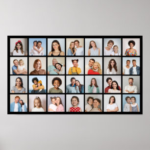 Erstellen Sie Ihre eigene 28 FotoCollage Poster
