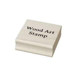 Erstellen Sie Ihre eigene 2" x 2" Holz-Kunst Gummistempel