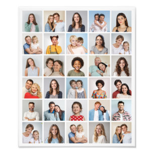 Erstellen Sie Ihre eigene 30 Foto Collage Foto Erw