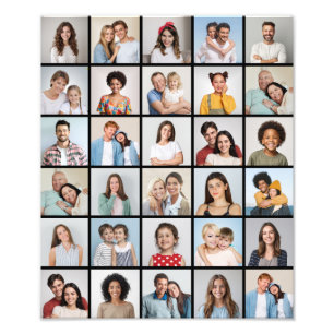 Erstellen Sie Ihre eigene 30 Foto Collage Foto Erw