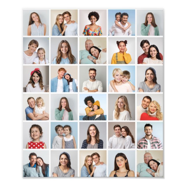 Erstellen Sie Ihre eigene 30 Foto Collage Foto Erw (Vorne)