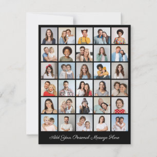 Erstellen Sie Ihre eigene 30-Foto-Collage hinzufüg Karte