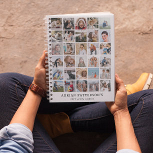 Erstellen Sie Ihre eigene 30 x Foto Collage Jährli Planer