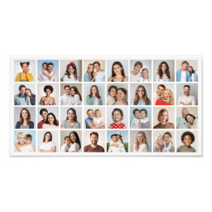 Erstellen Sie Ihre eigene 32 Foto Collage Foto Erw